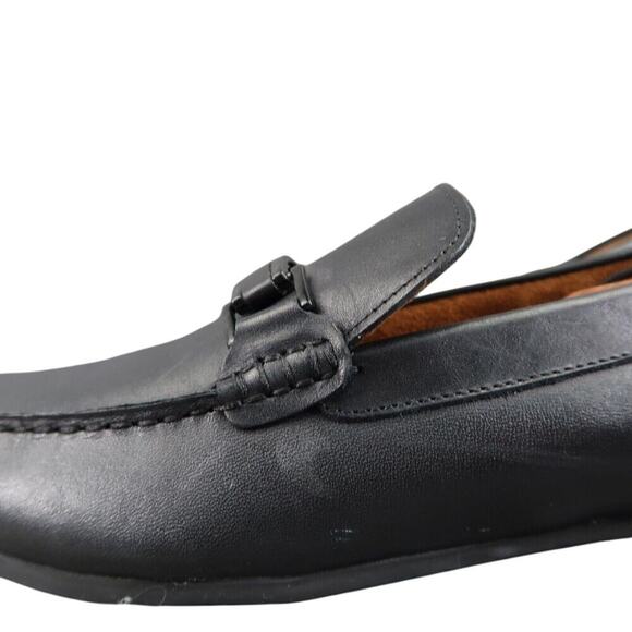 Steve Madden Shoes Mens 11.5 Loafer Moc Classic Slip On Black Leather Lifestyle main image 8